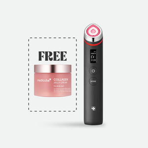 MEDICUBE AGE-R Booster Pro black Edition – Compact anti-aging device for firmer, smoother, and youthful skin.