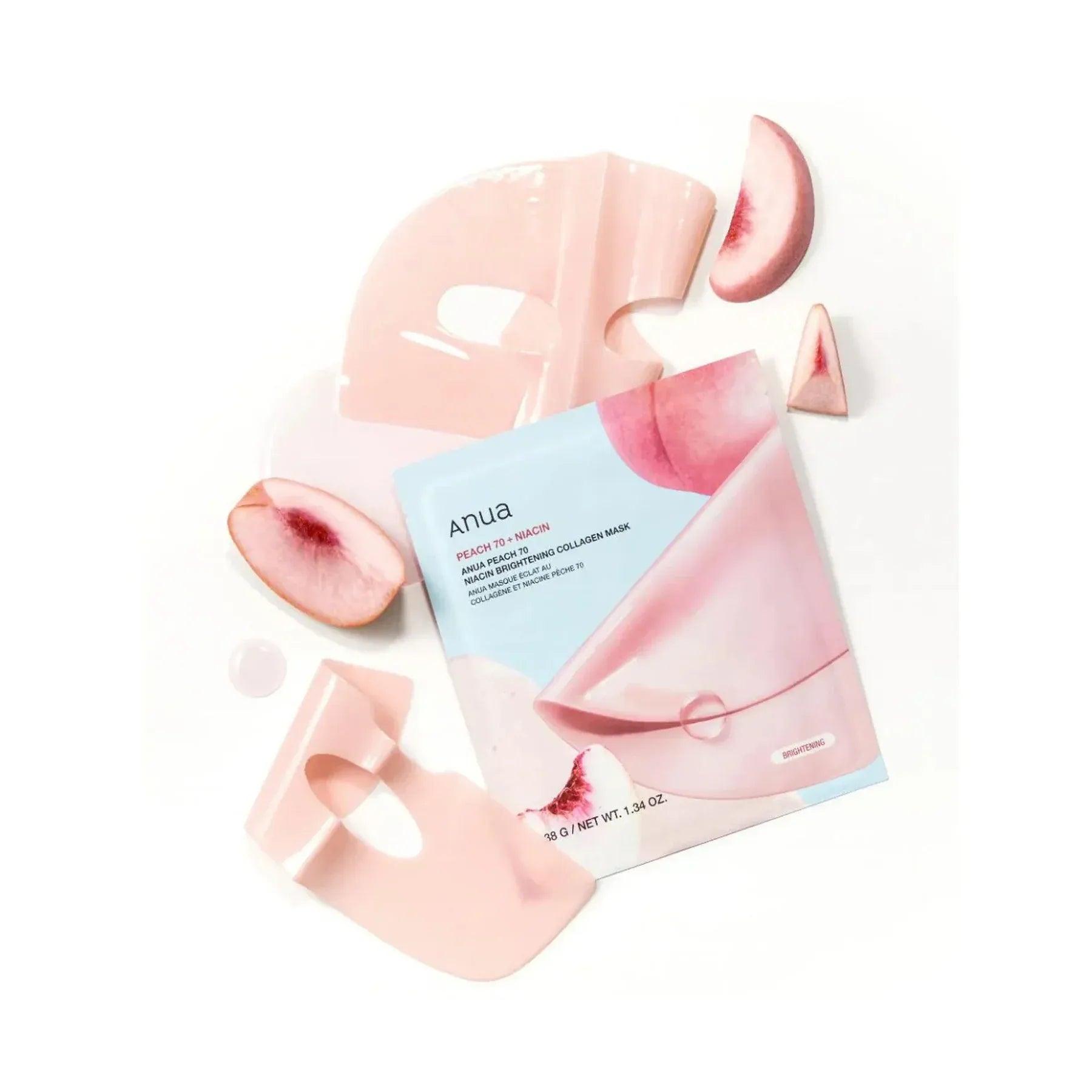Peach 70+ Niacin Brightening Collagen Mask