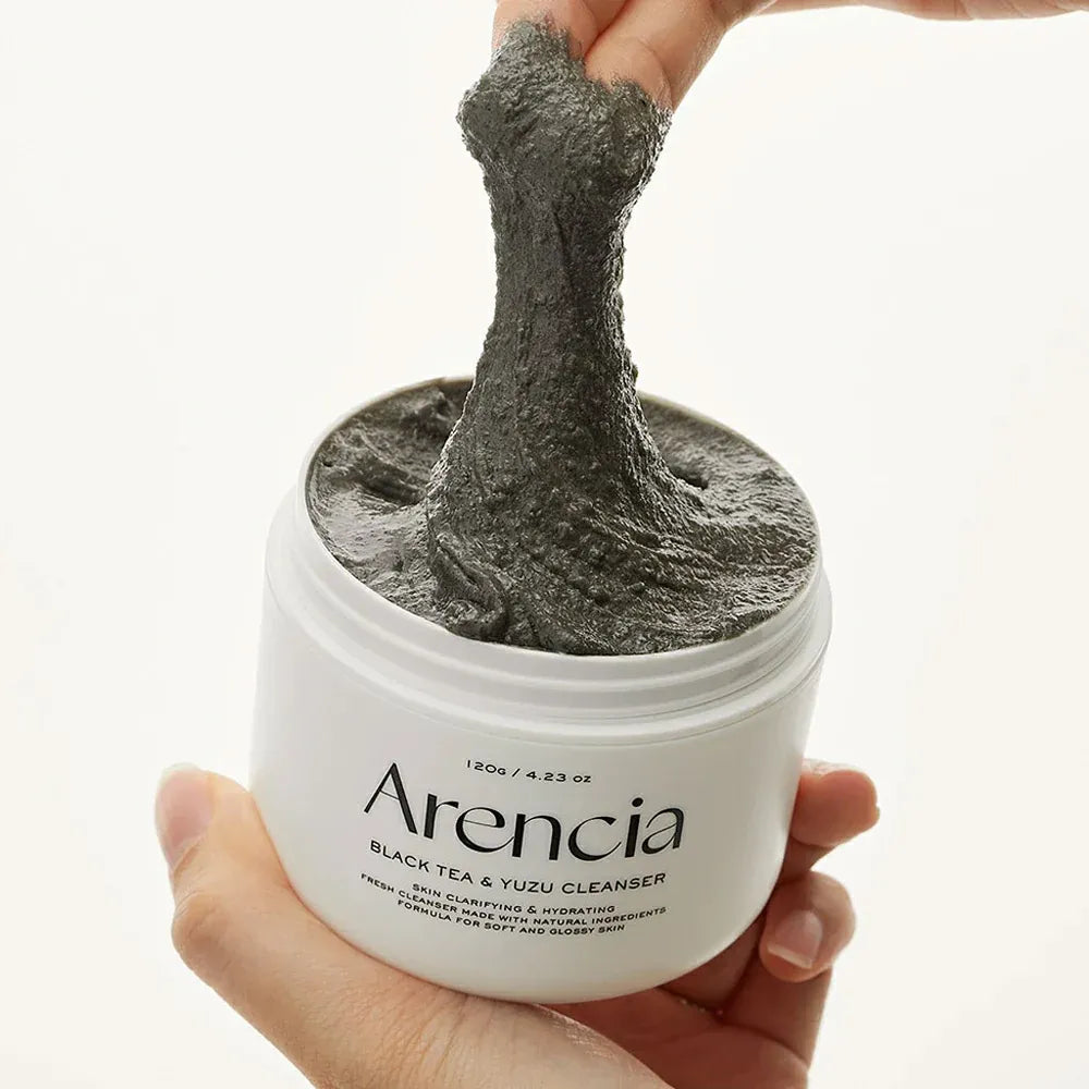 Arencia Fresh Black Tea & Yuzu Mochi Cleanser (120g)