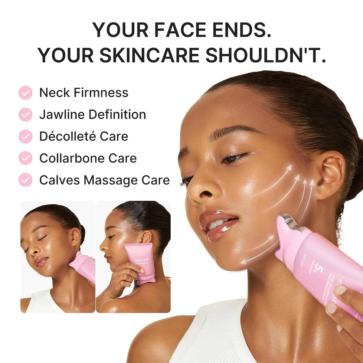 MEDICUBE PDRN Collagen Gua Sha Neck Wrinkle Cream (90g)