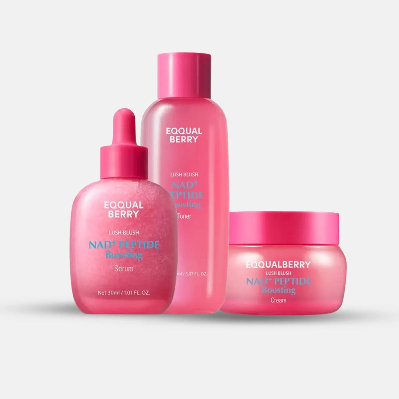 EQQUALBERRY LUSH BLUSH Set skincare trio