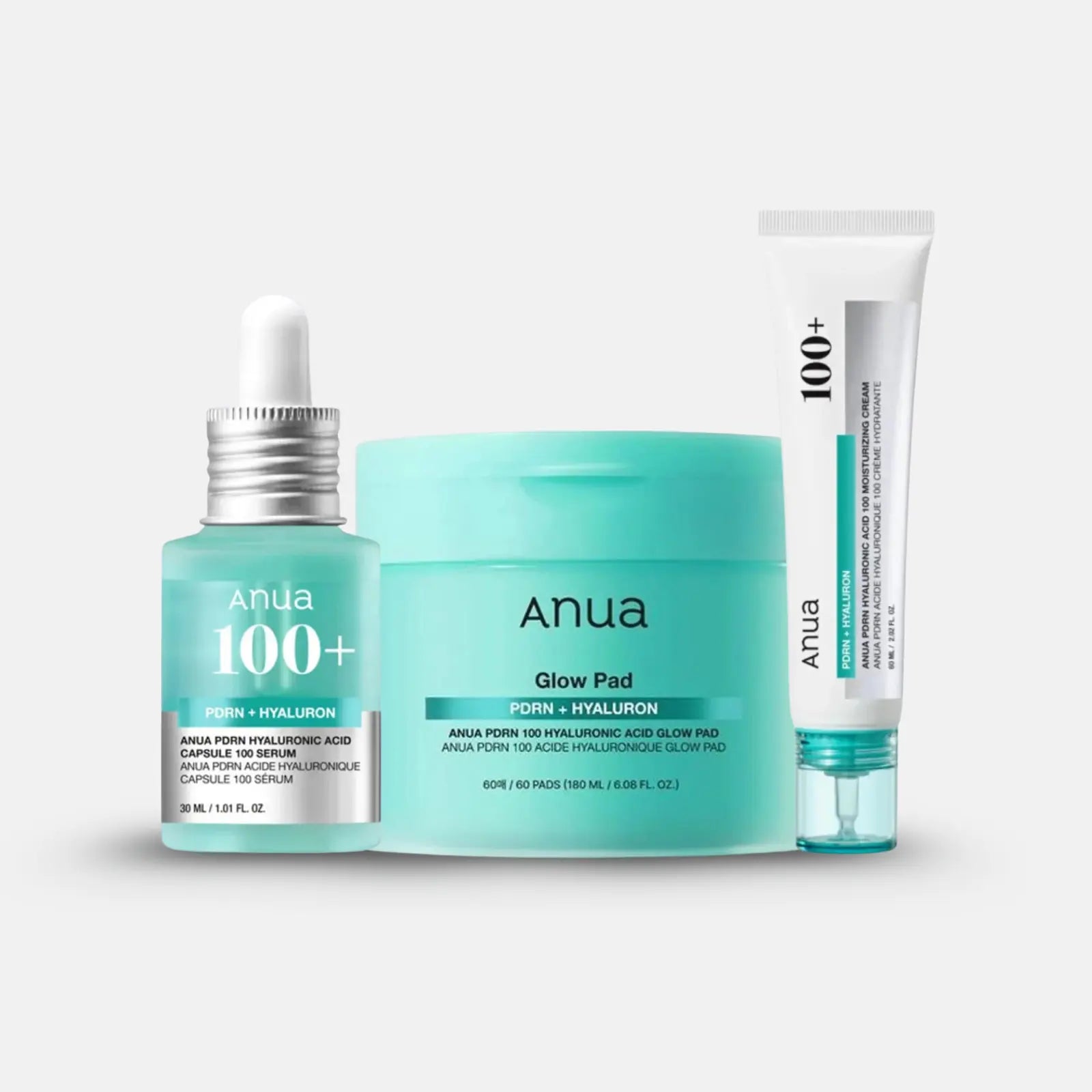 Anua PDRN Glow Pads for exfoliation and hydration Kuwait

Anua PDRN Hyaluronic Acid Serum for dehydrated skin

Anua PDRN Moisturizing Cream for glass skin glow