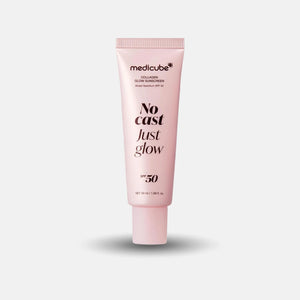 MEDICUBE No Cast Just Glow Collagen Sunscreen SPF50 PA+++ product image – hydrating broad-spectrum sunscreen – Beutista